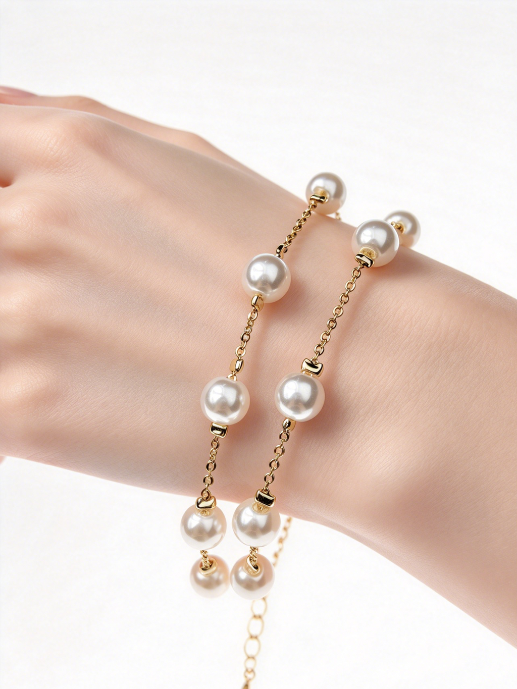 Double Layer Pearl Bracelet