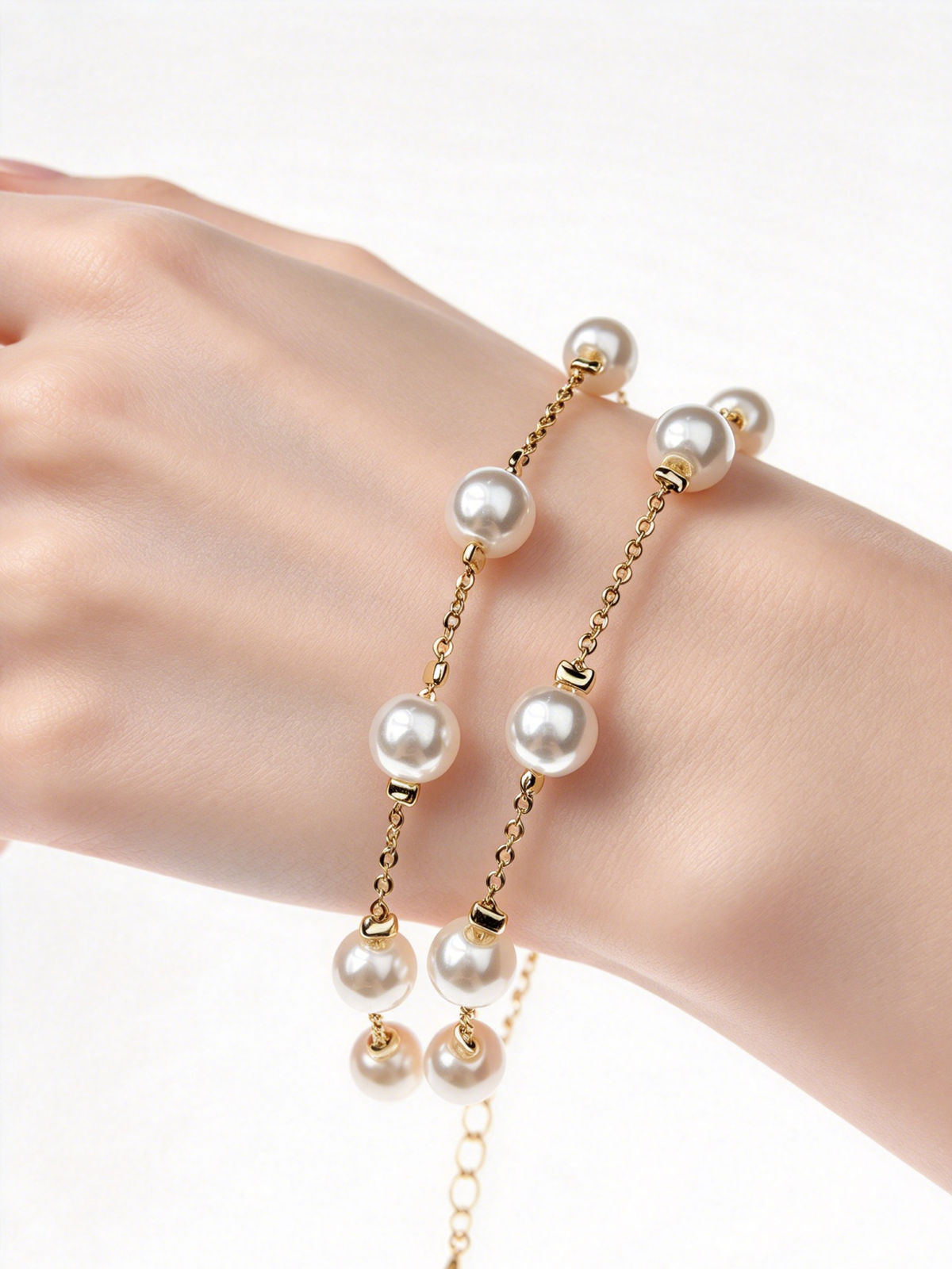 Double Layer Pearl Bracelet