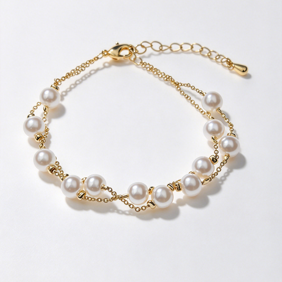 Double Layer Pearl Bracelet