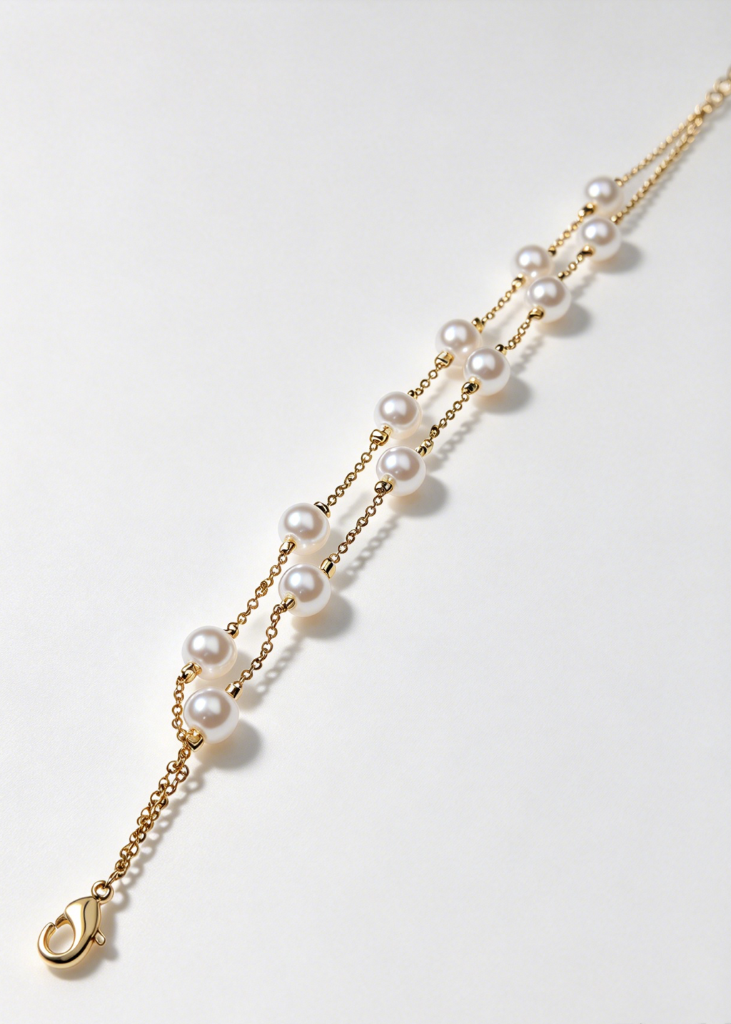 Double Layer Pearl Bracelet
