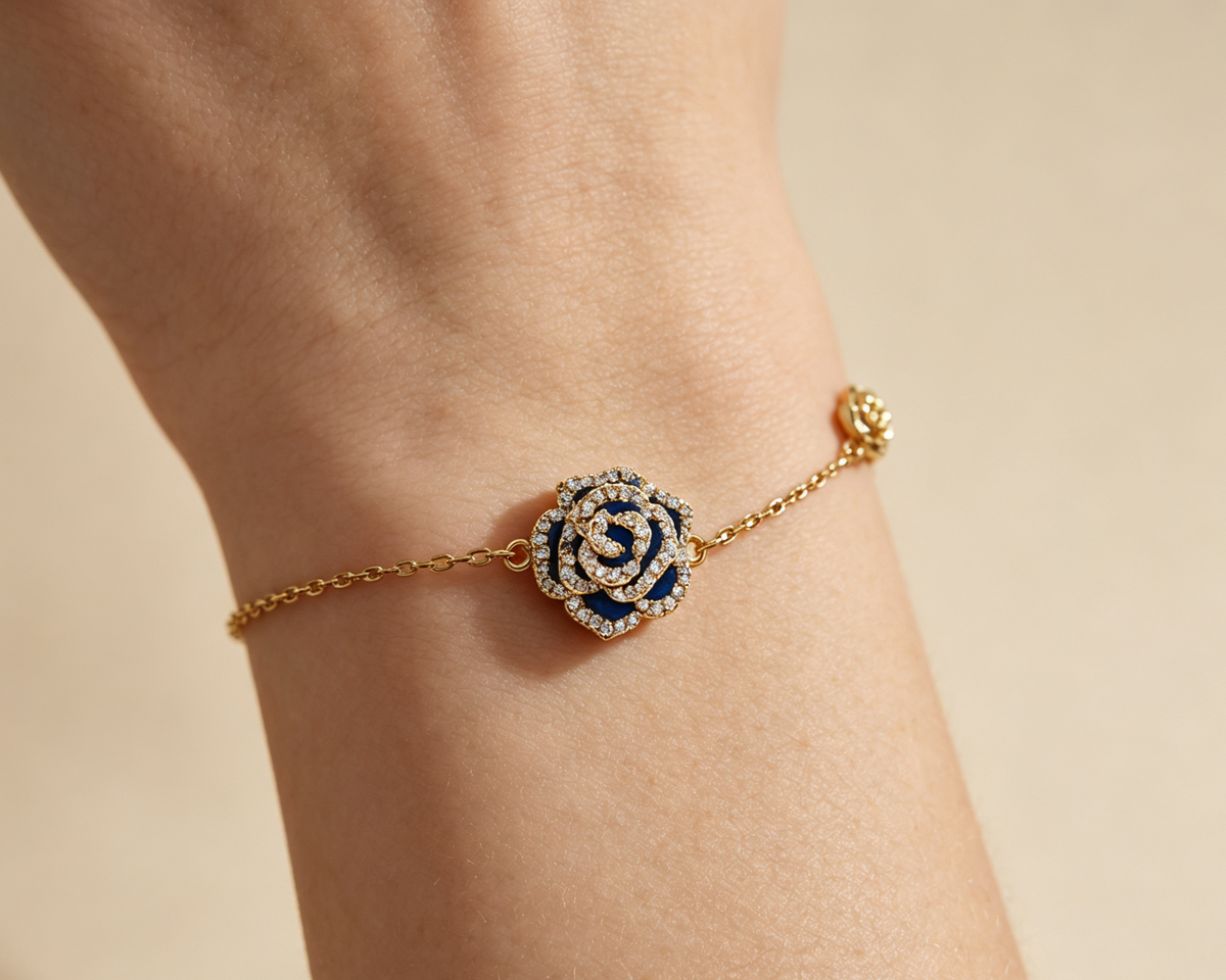 Camellia CZ Bracelet