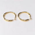 Double Twisted C-Hoop Earrings