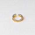 Twisted Texture CZ Open Ring