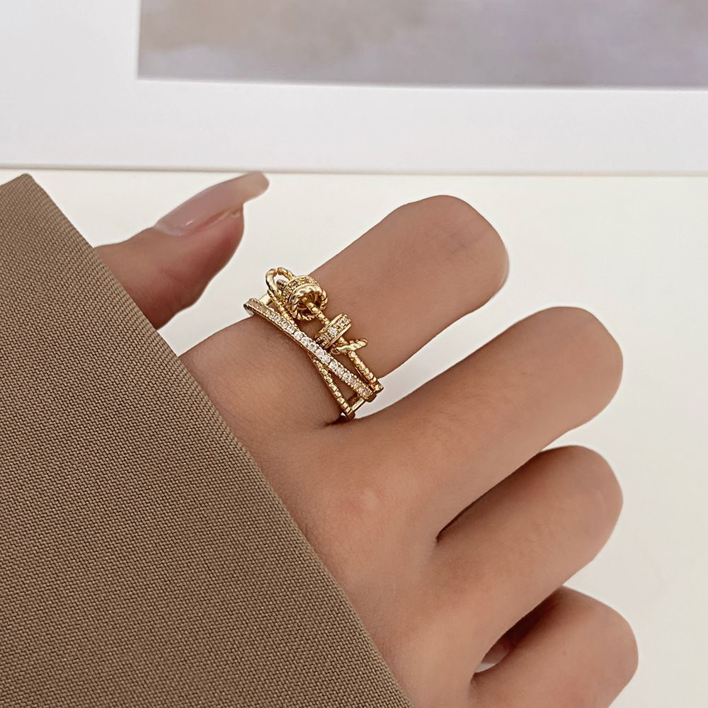 Complimentary Holiday Gift - Sparkling Pave Open Ring