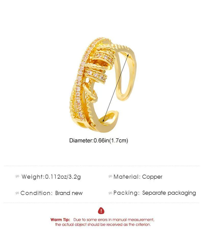 Complimentary Holiday Gift - Sparkling Pave Open Ring